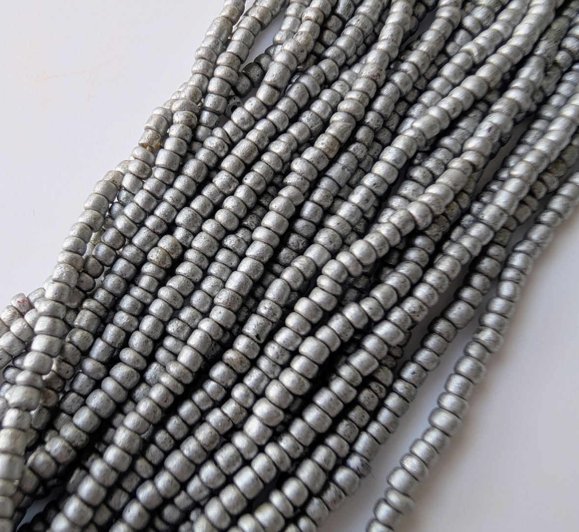 Antique French Matte Aluminum 10/0 - 50 grams